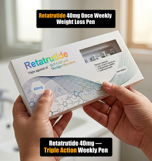 Retatrutide 40mg —Weight Loss — GLP-1 GIP Glucagon Formula